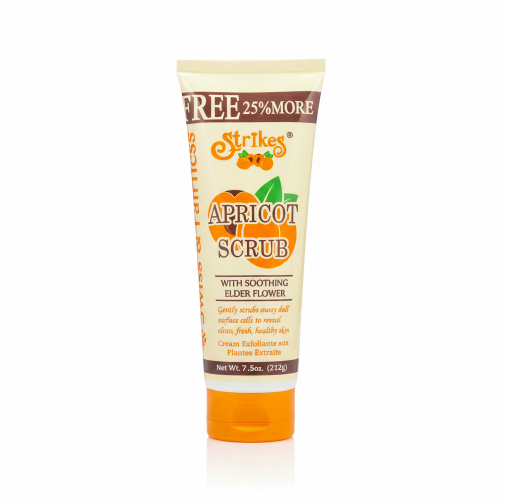 Strikes Apricot Scrub With Soothing Elder Flower 212gm